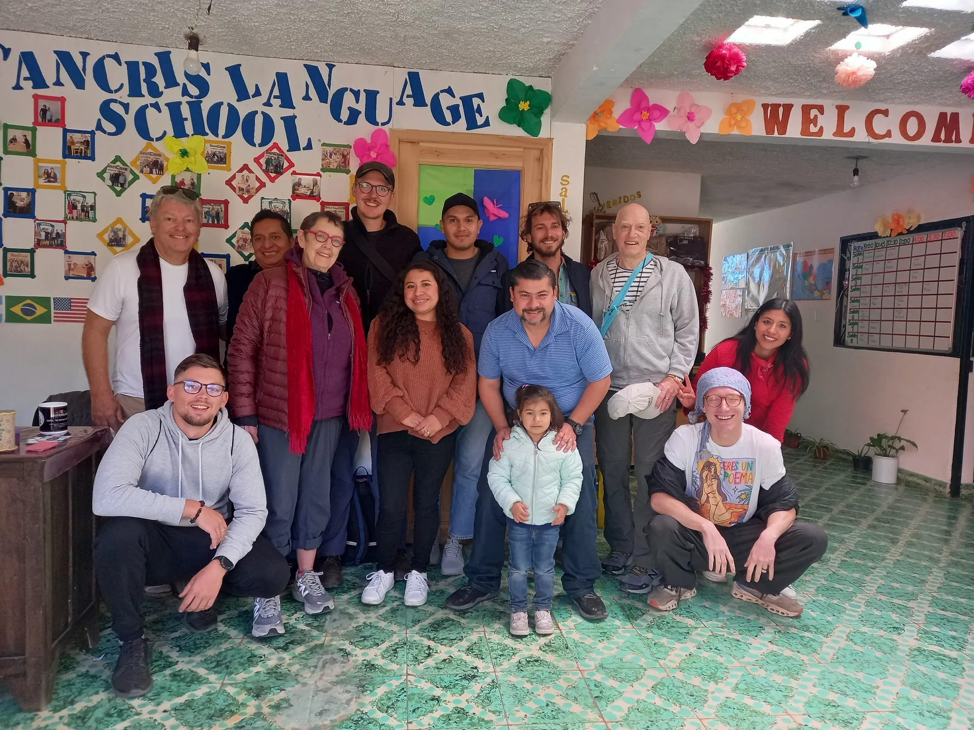 Cultural exchange at SanCris Language School